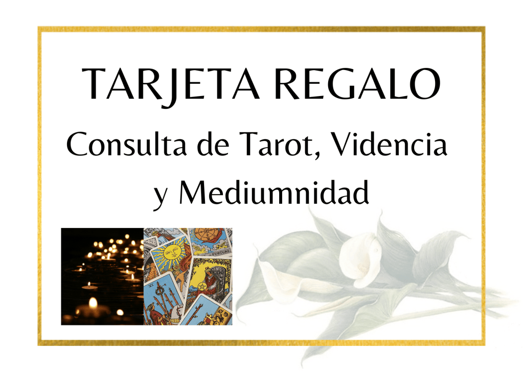 Tarjeta Regalo Consulta Tarot, Videncia y Mediumnidad